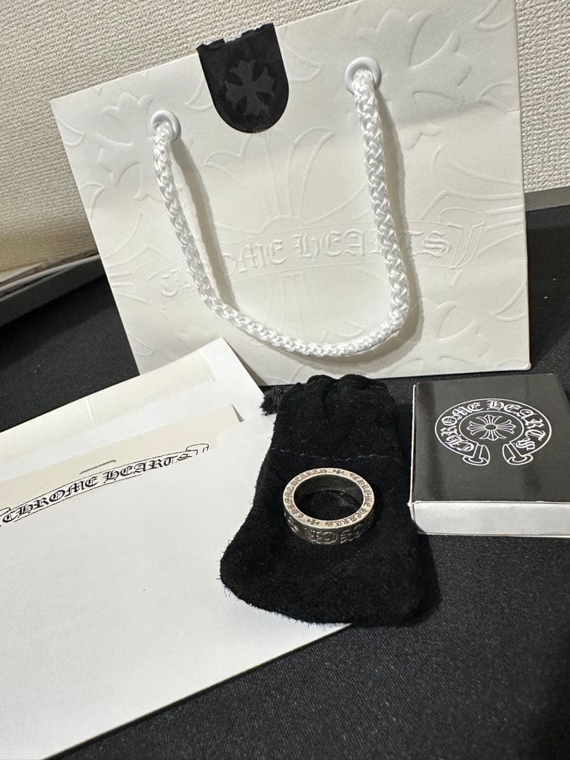 正規品クロムハーツ スペーサーリング 6mm CH FOREVER刻印レシート有