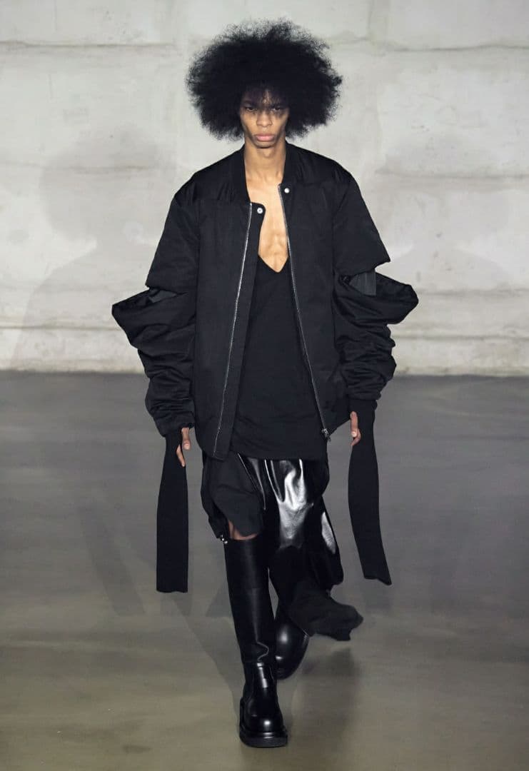 RICKOWENS 22FW STROBE RUNWAY ボンバージャケット