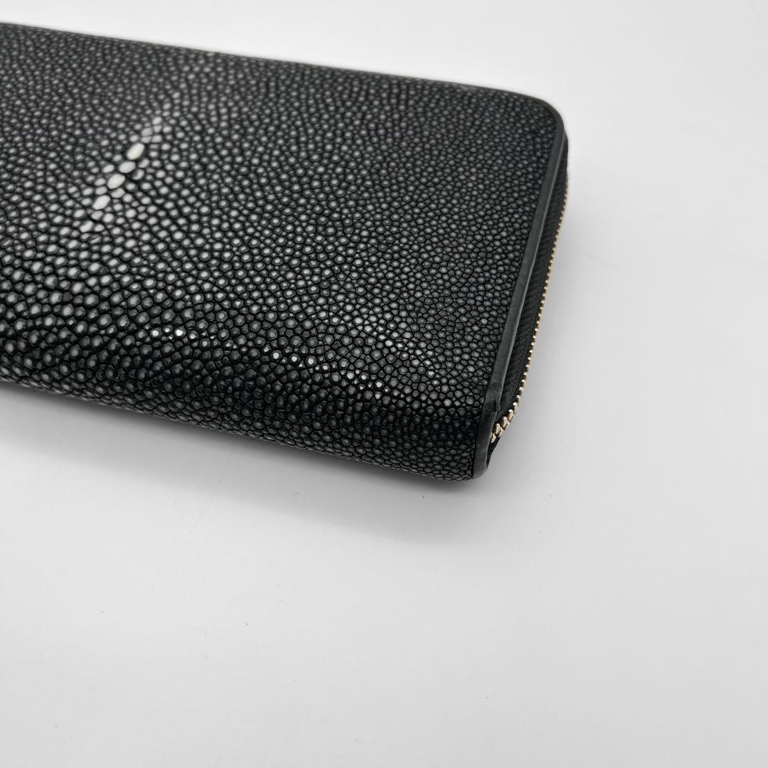 muta　長財布　スティングレイ　オーガナイザー　ラウンドファスナー　エイ革