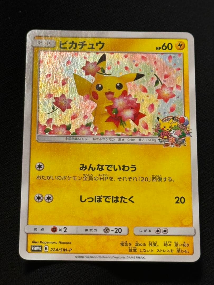 ピカチュウ ポケモンセンター20周年記念キャンペーン プロモ