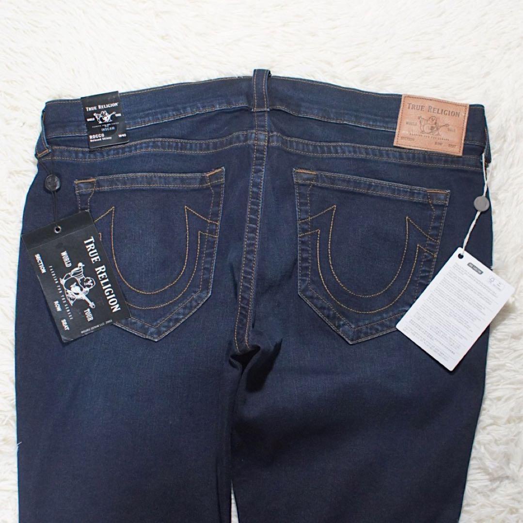 希少サイズ《TRUE RELIGION》ROCCO(W40)スキニー 加工