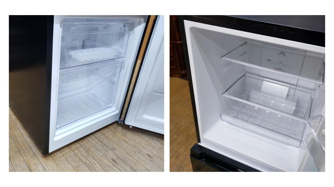 K34　美品　ハイアール　23年式　2ドアノンフロン冷蔵庫JR-NF121NJ