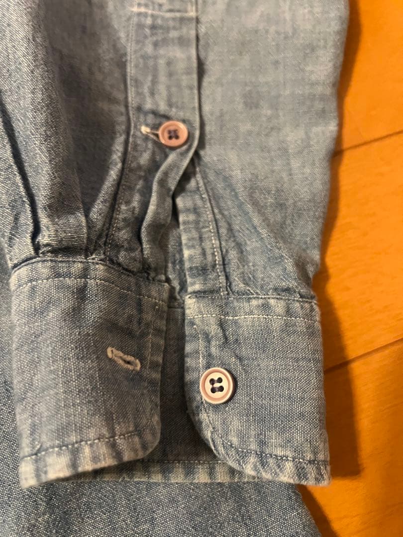 ラルフローレン　シャンブレーシャツ　タグ大文字　ヴィンテージ