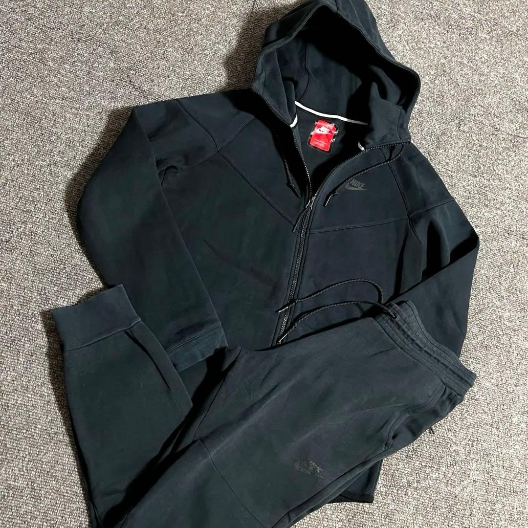 NIKE Tech Fleece 廃品版 上下 セットアップ L ブラック 美品