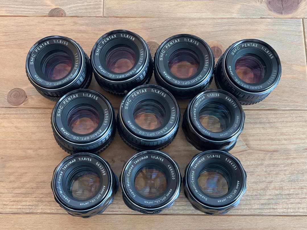 SMC PENTAX 55mm f/1.8 レンズ 10個セット　①