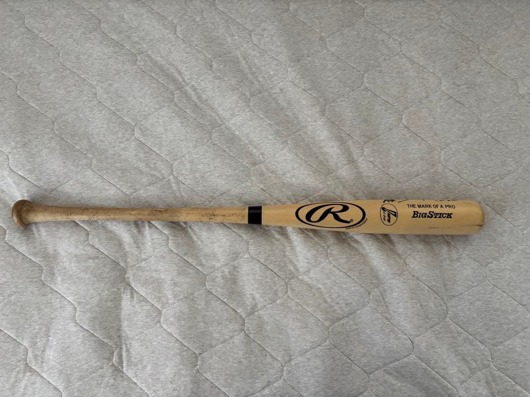 元オリックス　バルディリス選手　サイン入りバット　ローリングス