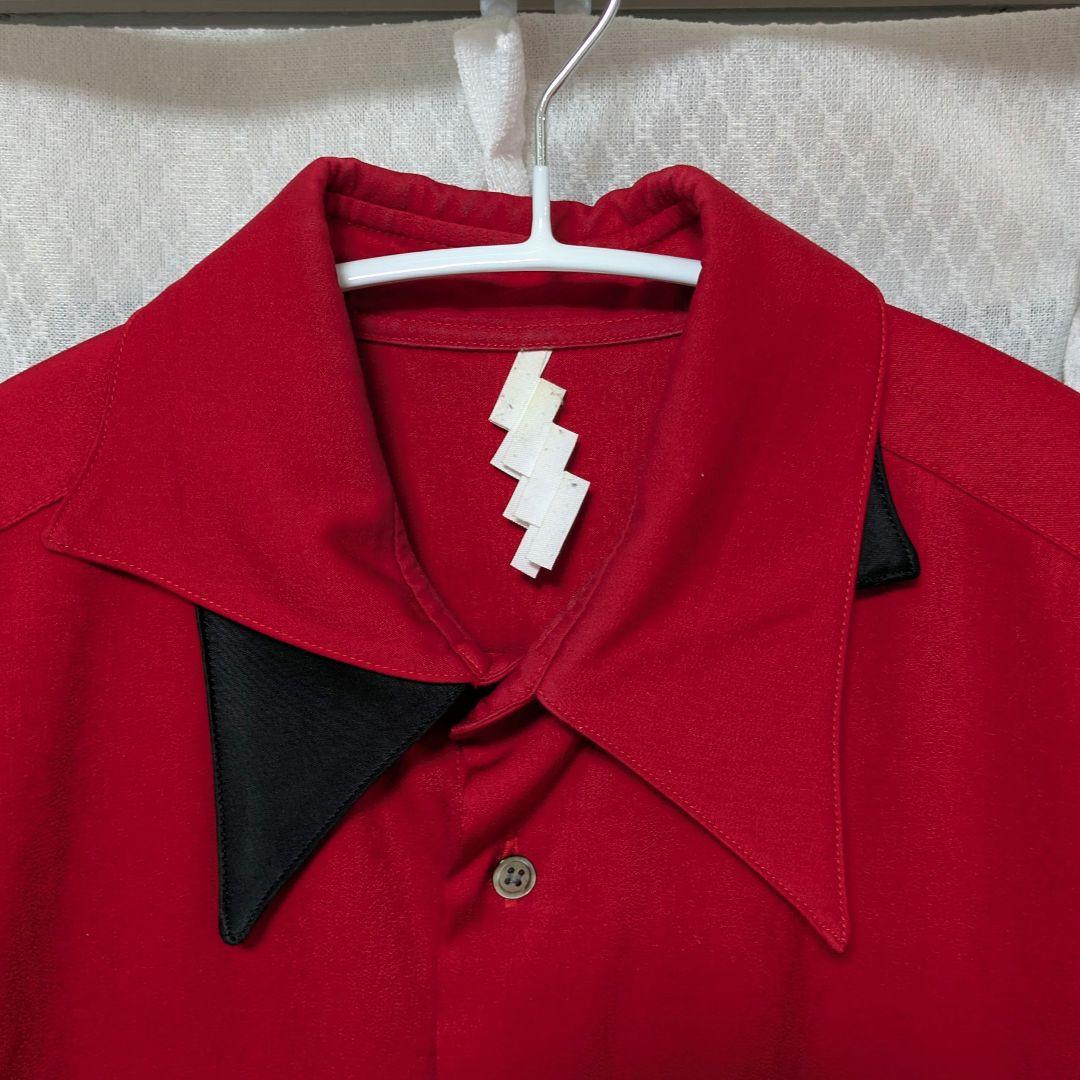 SOSHIOTSUKI 19aw ダブルカラーシャツ size46 赤