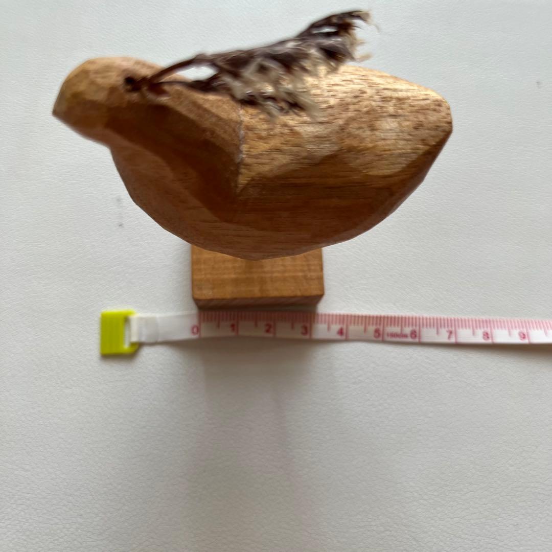 苔むす木工 オブジェ とり