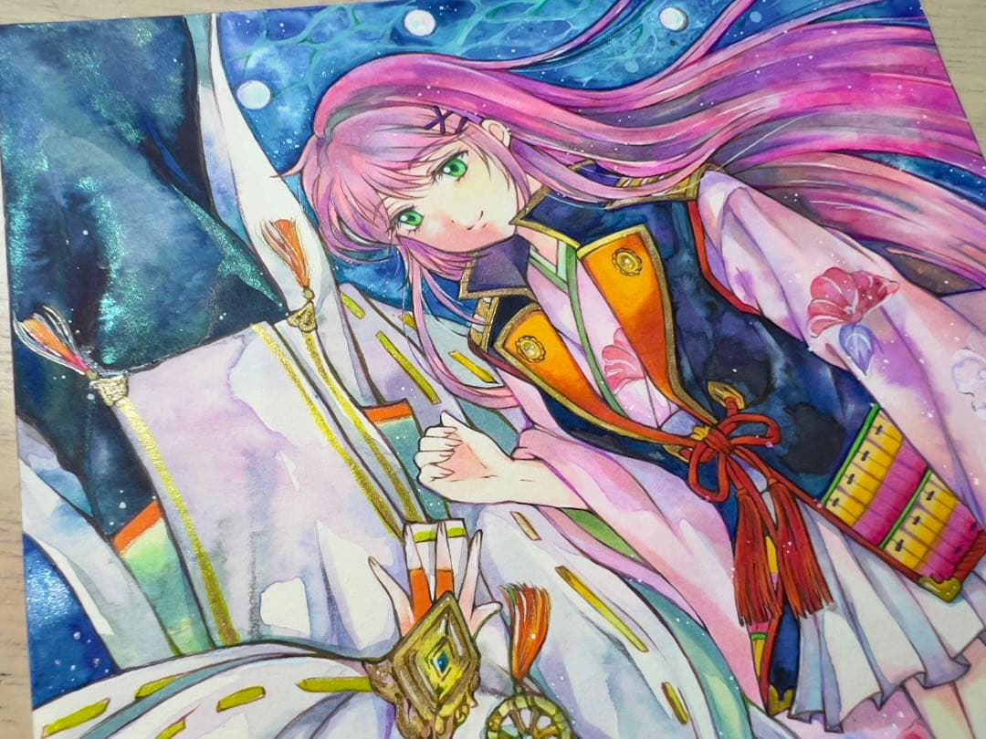 櫻様⭐︎手描きイラスト⭐︎オリジナル⭐︎原画⭐︎創作⭐︎アナログ⭐︎夢絵⭐︎コピック