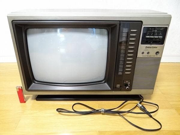80年代 ビンテージ 日本製 ナショナルカラーテレビ TH14-N11 昭和