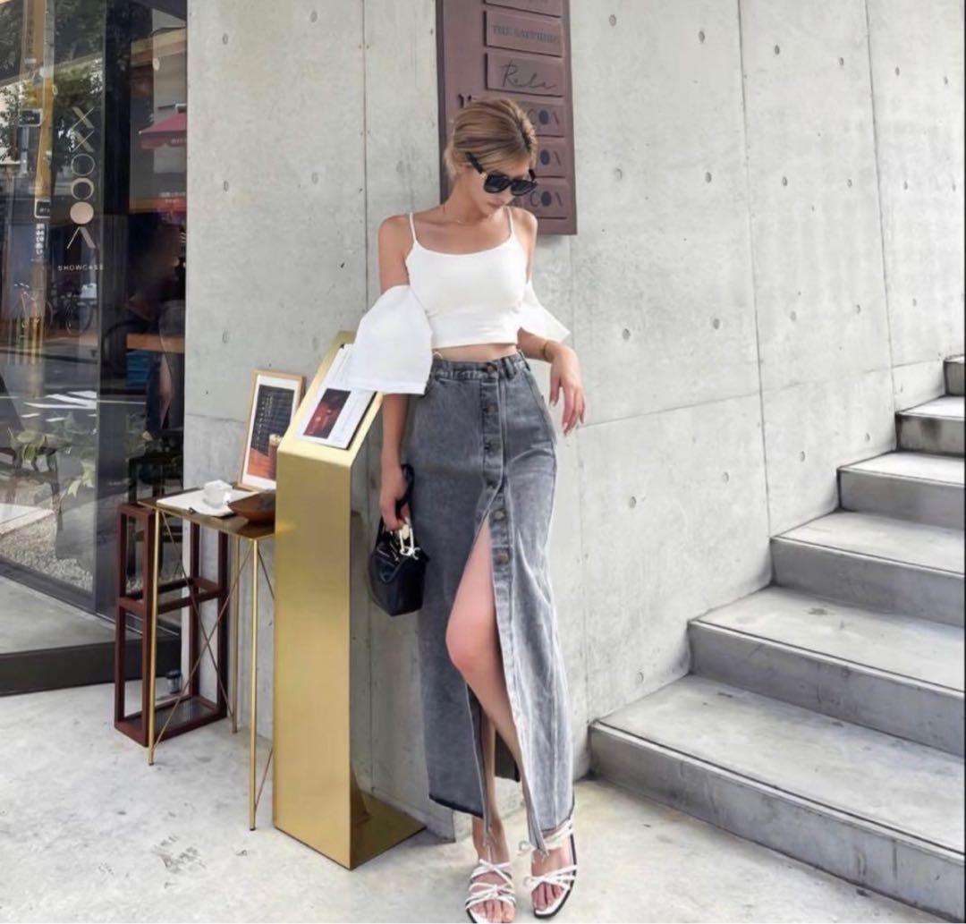 美品　diante デニムスカート　ロングスカート　瀬戸南ちゃん　ディアンテ