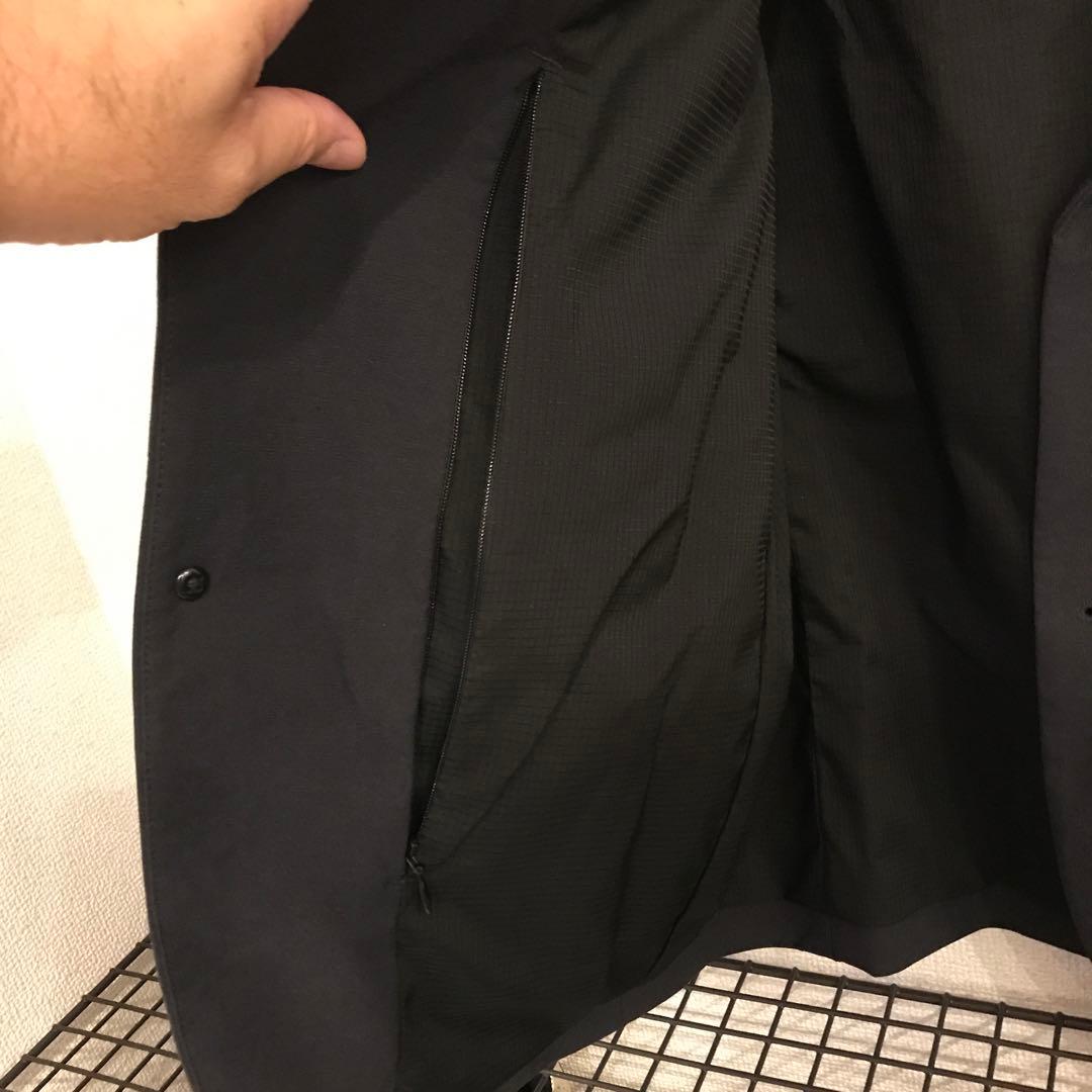 限定コラボ！ナノユニバース×ブリーフィングビジネスジャケットL/別注ブラック