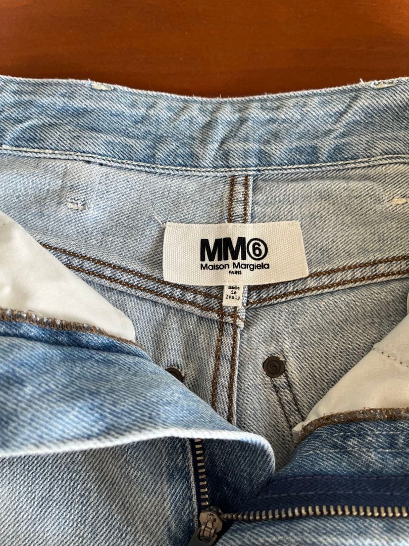 MM6 Maison Margiela ブーツカットデニム
