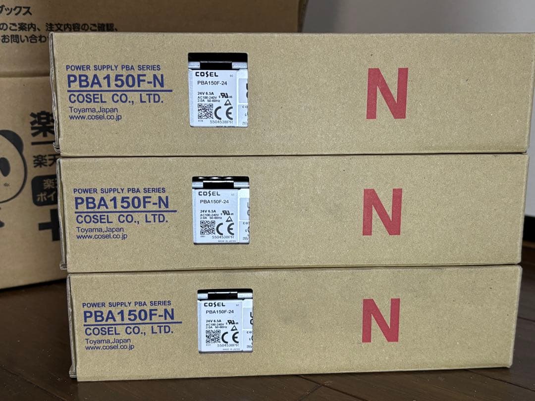 3個 新品 COSEL PBA-150F-N 24V パワーサプライ