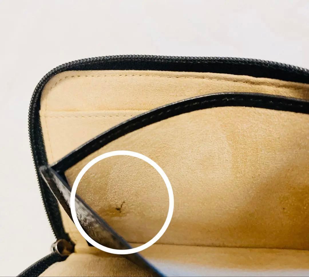 美品☆ATAO slimo メッシュ 黒 長財布 L字　メンズ レディース