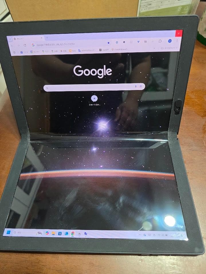 【最終特価】折りたたみ ThinkPad X1 Fold Gen 1　蓋難有