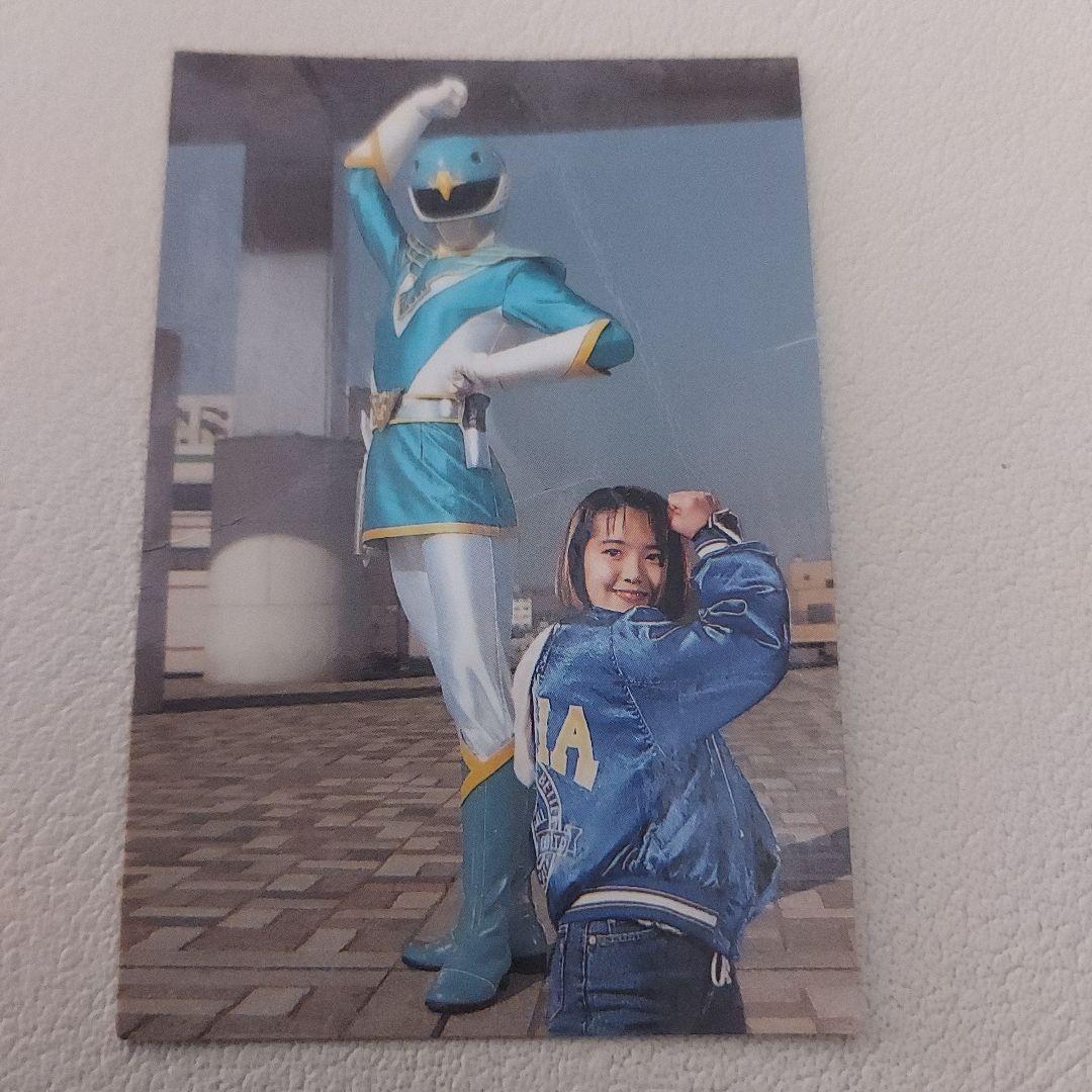 【希少】当時物 ナガサキヤ 鳥人戦隊ジェットマンカード ブルースワロー 早坂アコ