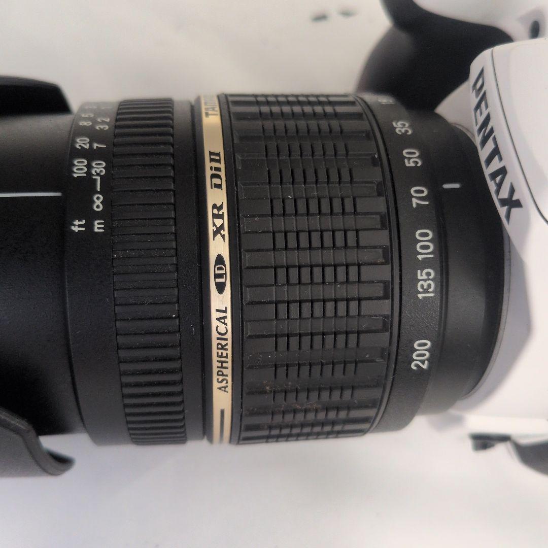 D*7様 デジタル一眼レフカメラ　ペンタックス K50 ホワイト レンズ付き 1