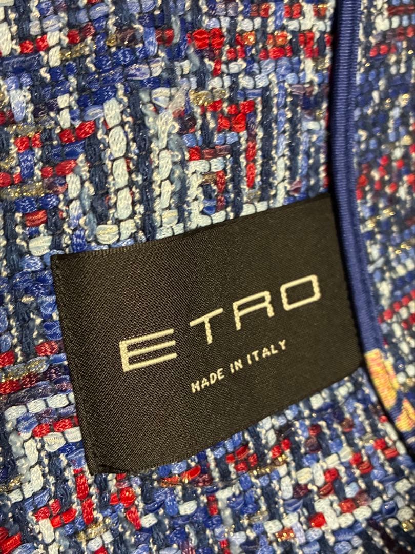 ETRO エトロ　レディース　ツイード ジャケット　40 イタリア製