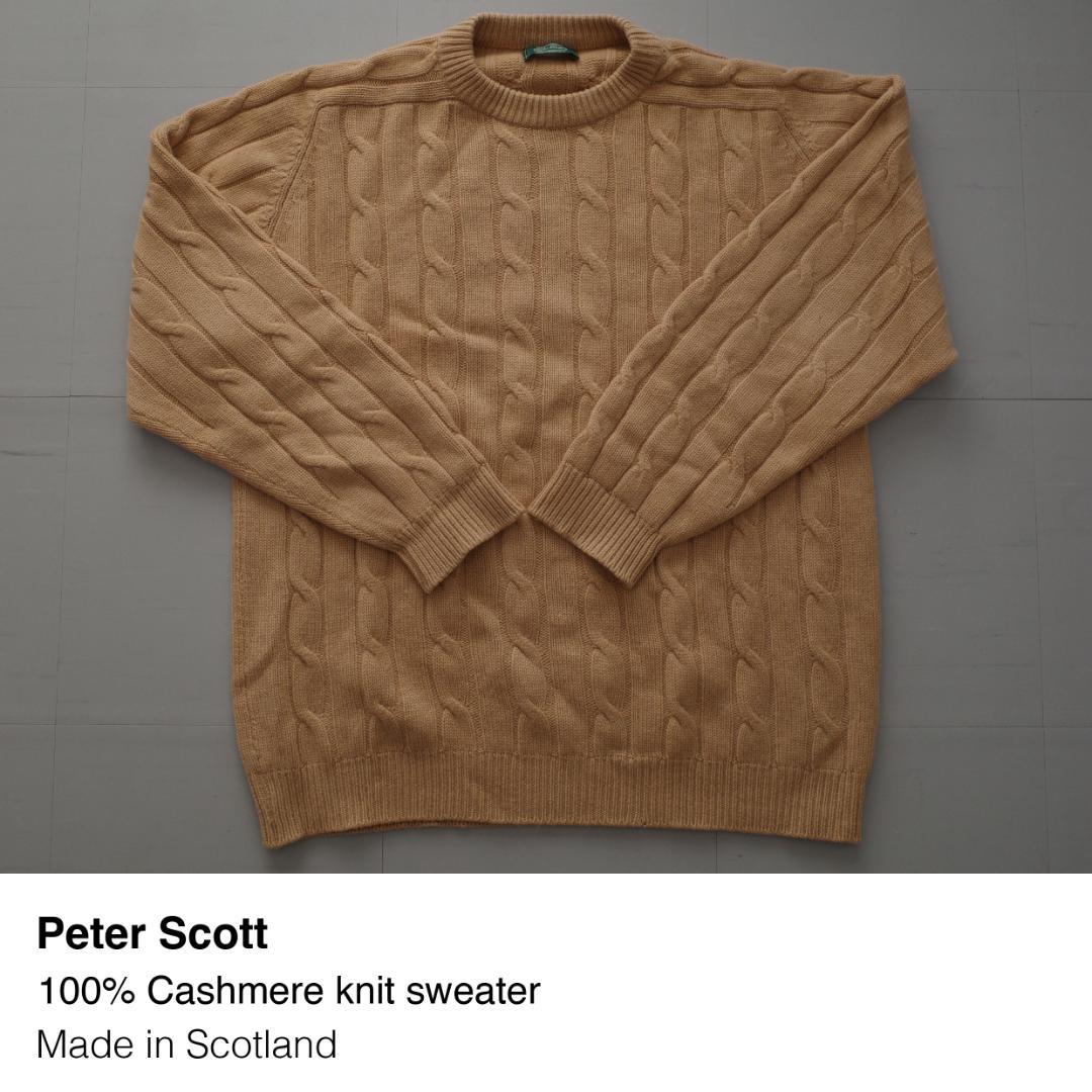 Peter Scott 100% カシミヤニットセーター スコットランド