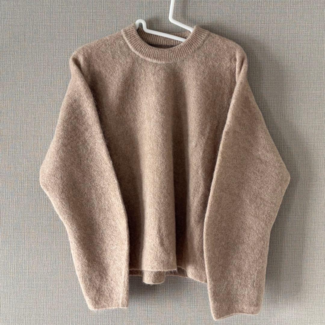 美品*unfil アンフィル モヘアセーター ベージュニット bshop匿名配送