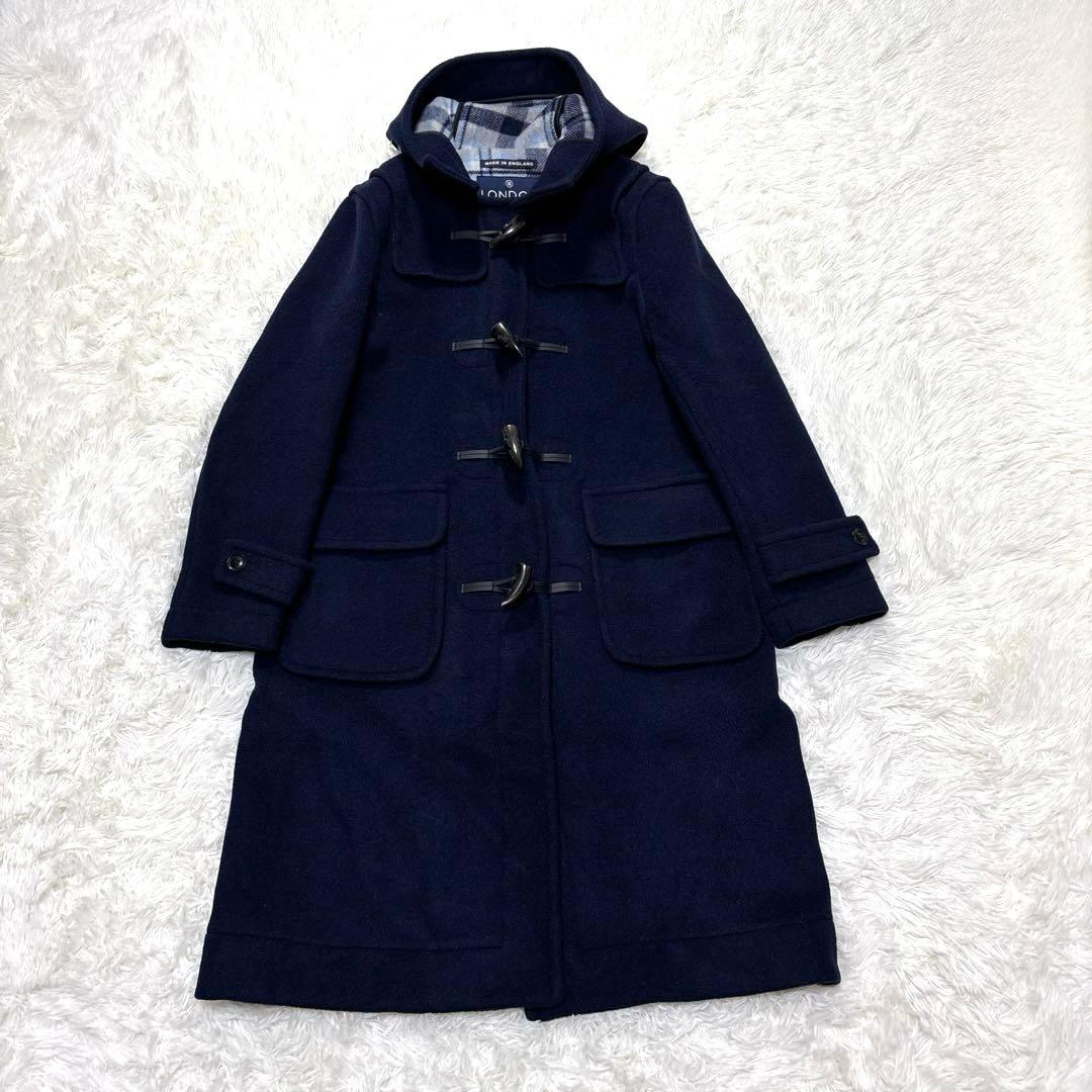美品 ✨ 現行タグ LONDON TRADITION 英国製 ダッフルコート 紺