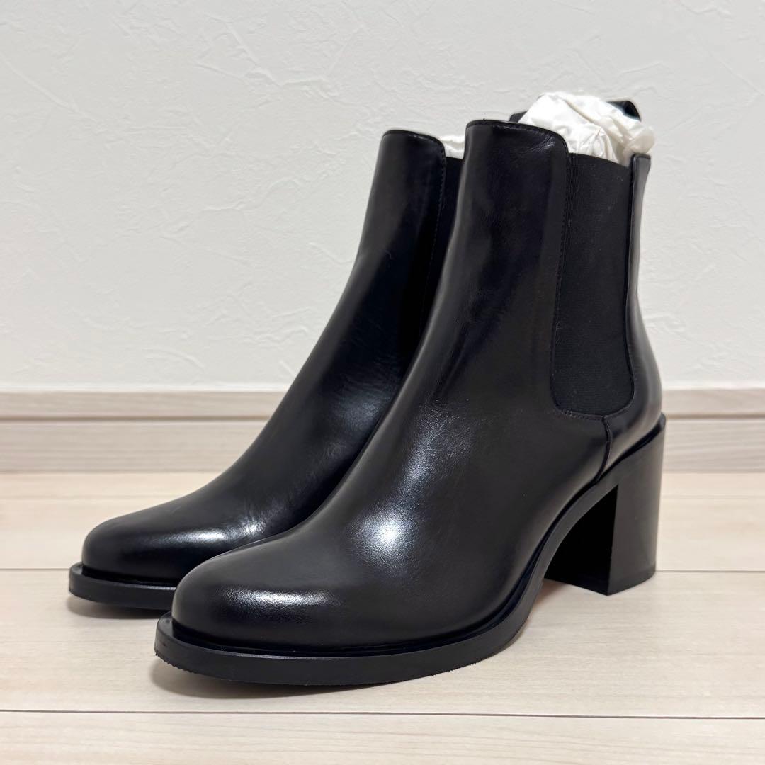 LucaGrossi サイドゴアショートブーツ サイズ37.5