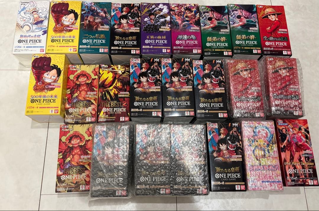 ONE PIECE カード 計24BOX 未開封➕バラパック　その他引退品