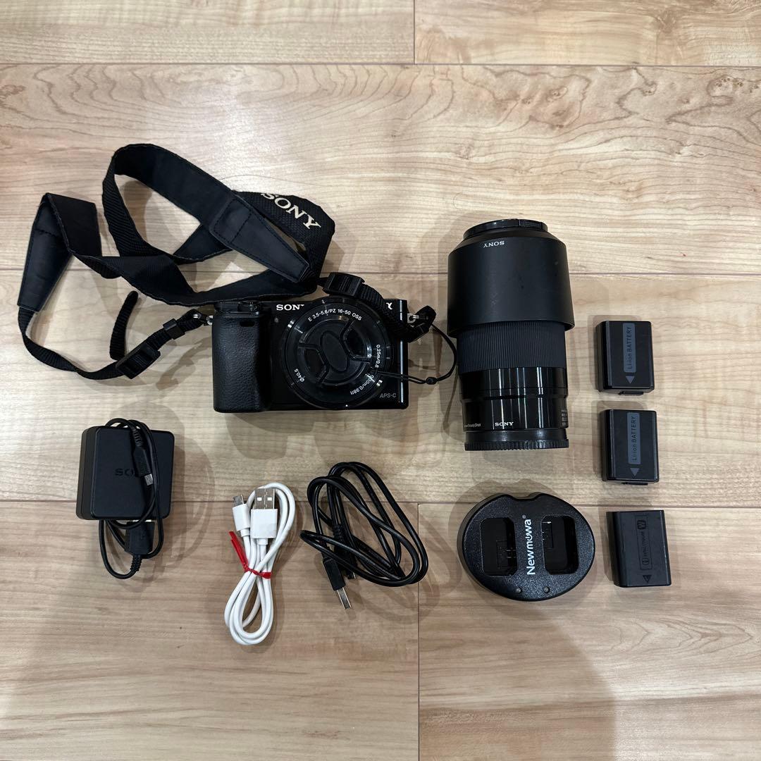 本日限定SALE‼️SONY α6000ミラーレス一眼カメラ 望遠レンズ付き