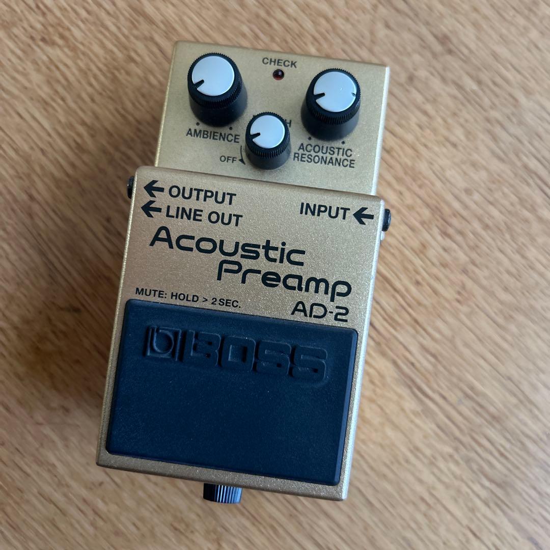 BOSS アコースティックプリアンプ AD-2