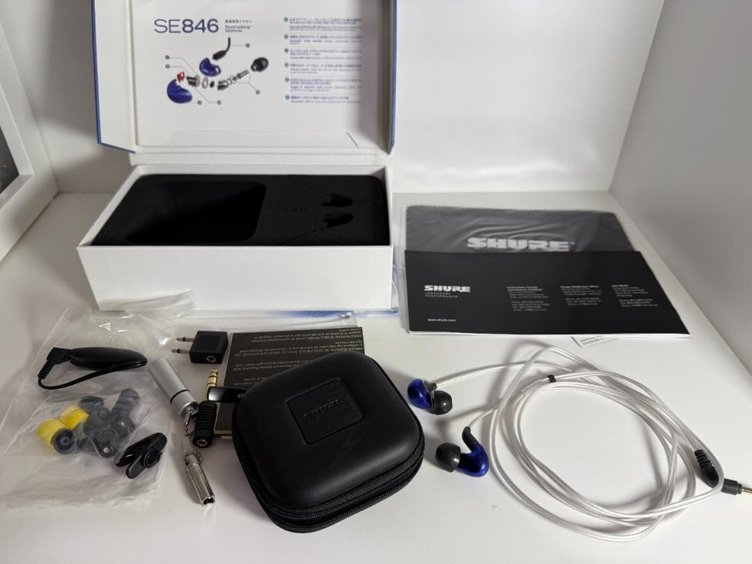 SHURE SE846 カナル型 ブルー SE846BLU-A 初代 1世代