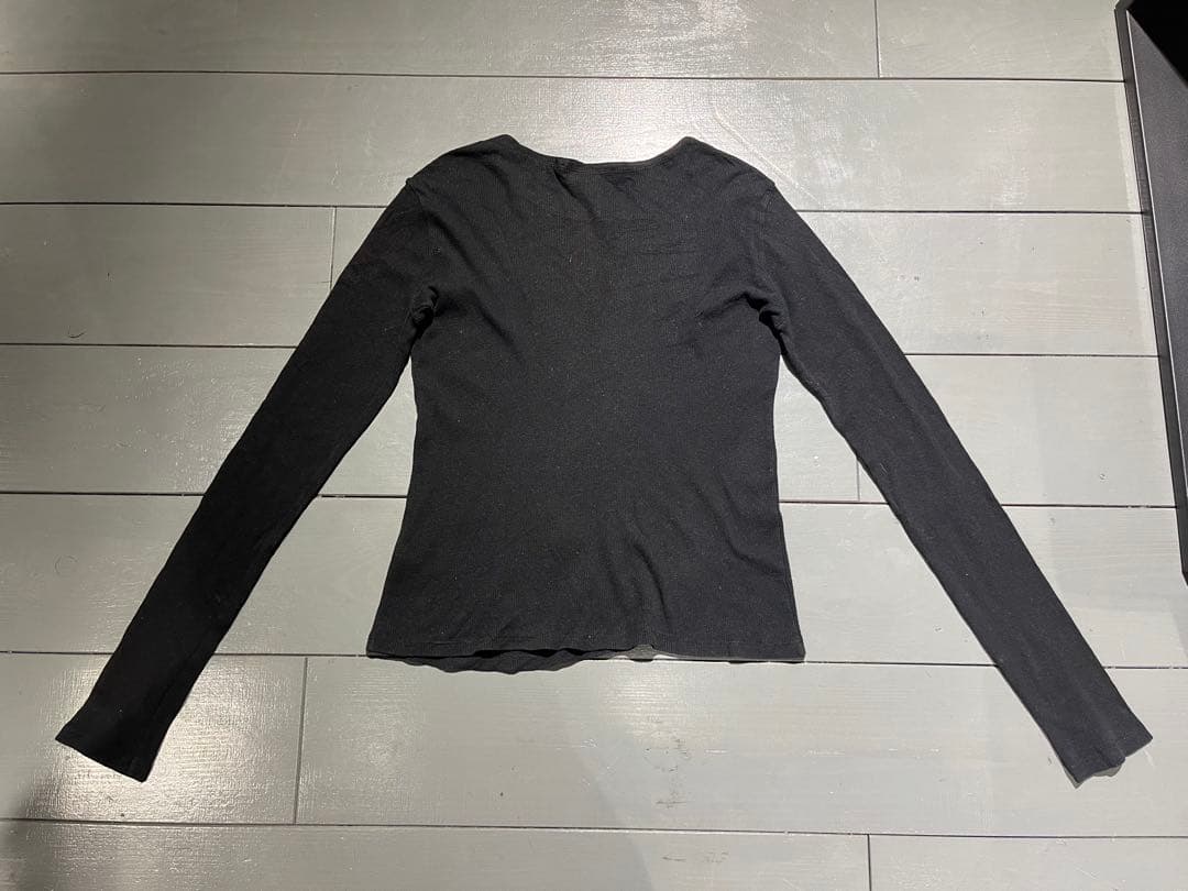 RAF SIMONSラフシモンズ 04-05AW wave期ポケット付リブニット