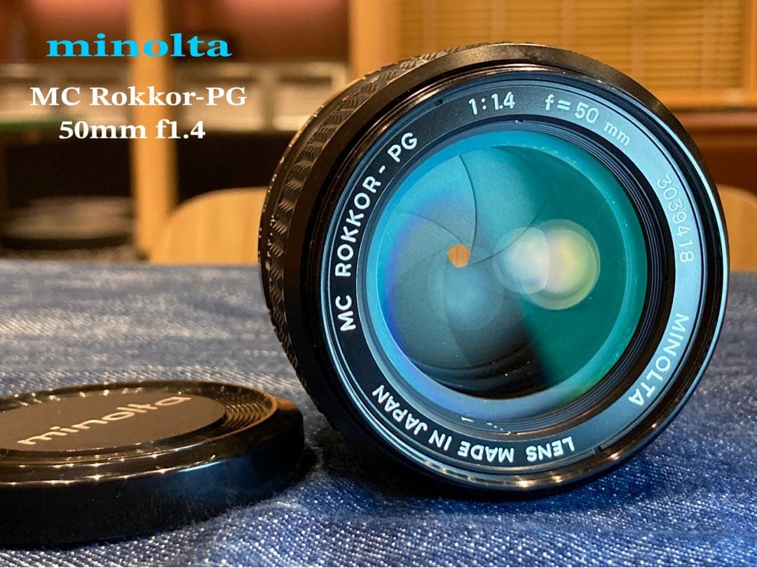 minolta srt101★ロッコールf1.4 ★完動品＊美品＊初期保証付き