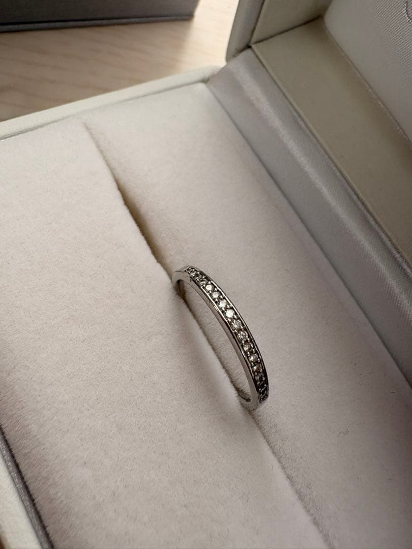 断*止様 【STAR JEWELRY】 Pt950 ハーフエタニティ