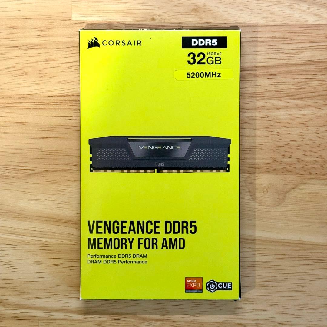 Corsair DDR5 32GBメモリ