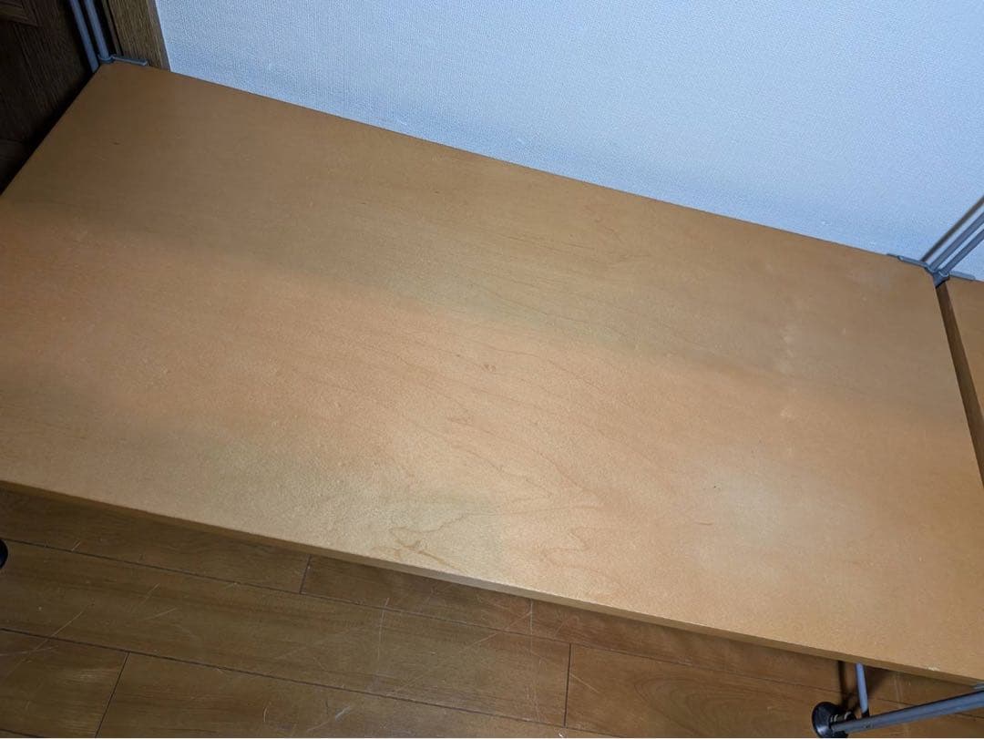 ■送料込■無印良品 スチールユニットシェルフ ワードローブ 棚 衣類収納 グレー