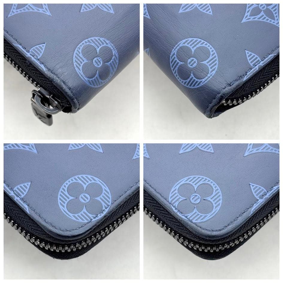 【極美品・IC搭載】ルイヴィトン　モノグラムシャドウ　ヴェルティカル　ネイビー