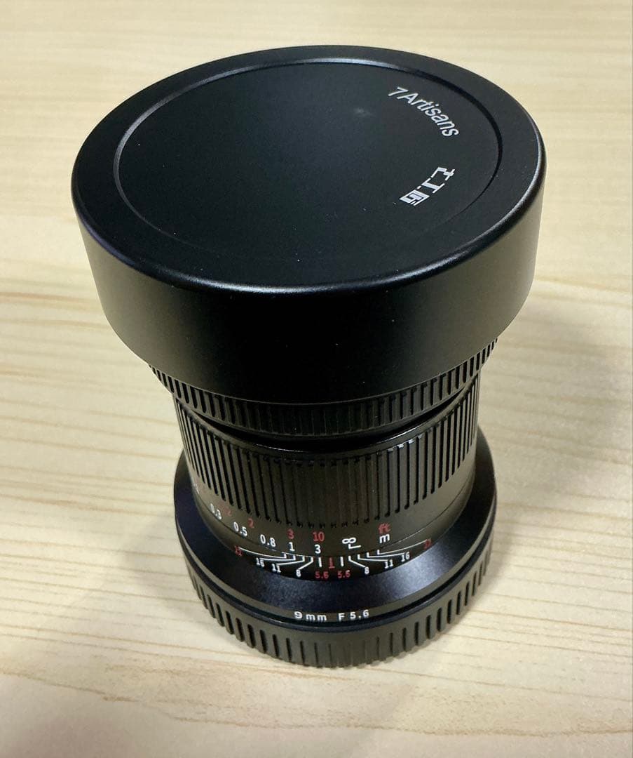 7Artisans 9mm F5.6 単焦点レンズ RF マウントフルサイズ対応