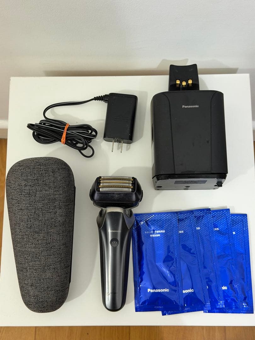 Panasonic ラムダッシュ 6枚刃 電気シェーバー 充電スタンド ケース付