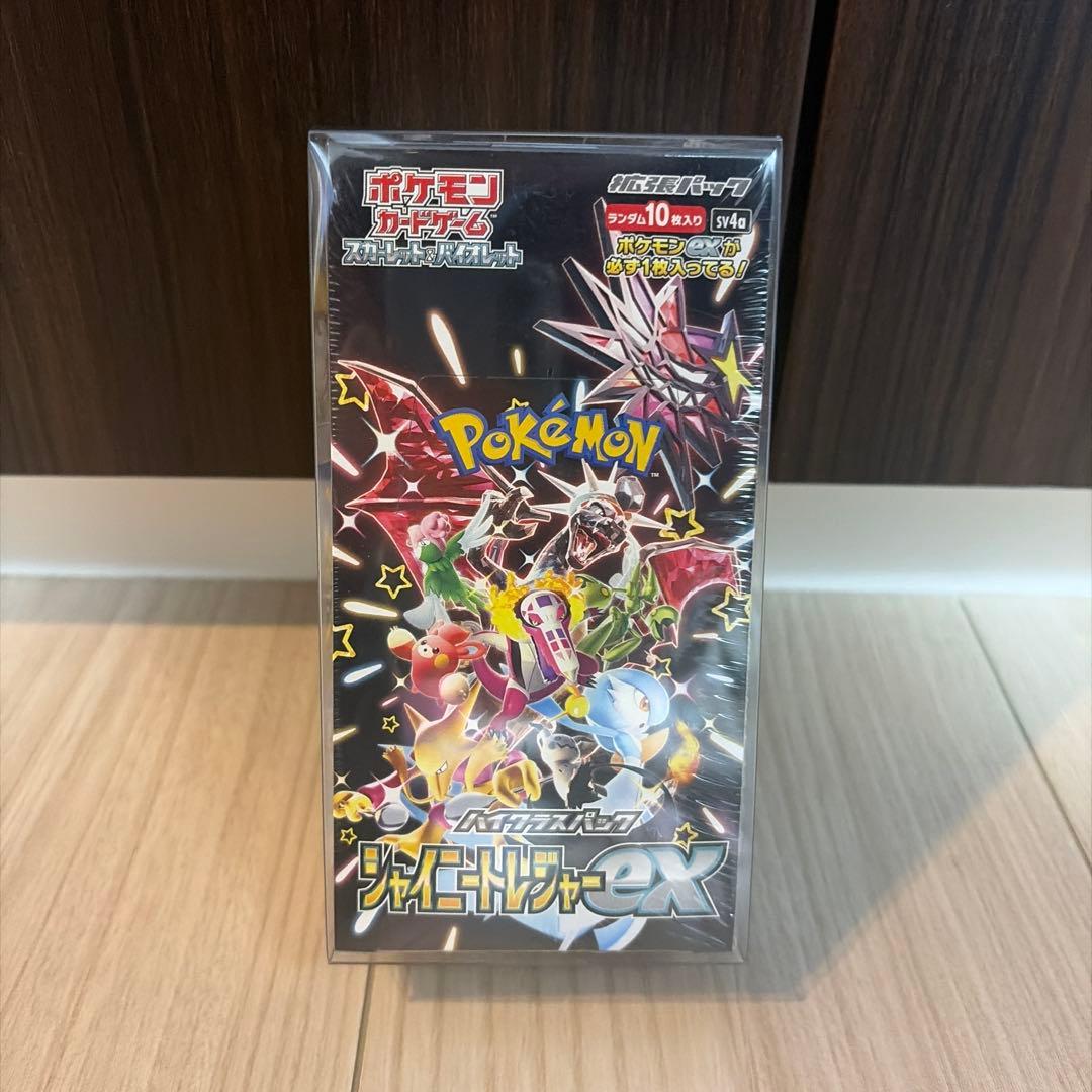 新品未開封 シュリンク付 ポケモンカードゲーム シャイニートレジャー box