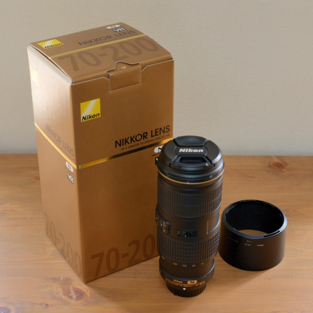 Nikon 70-200mm VR レンズ 中古美品