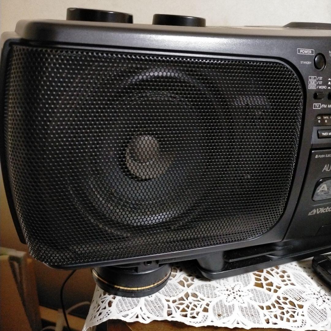 ビクターRCX80CD重低音ラジカセリモコン付き