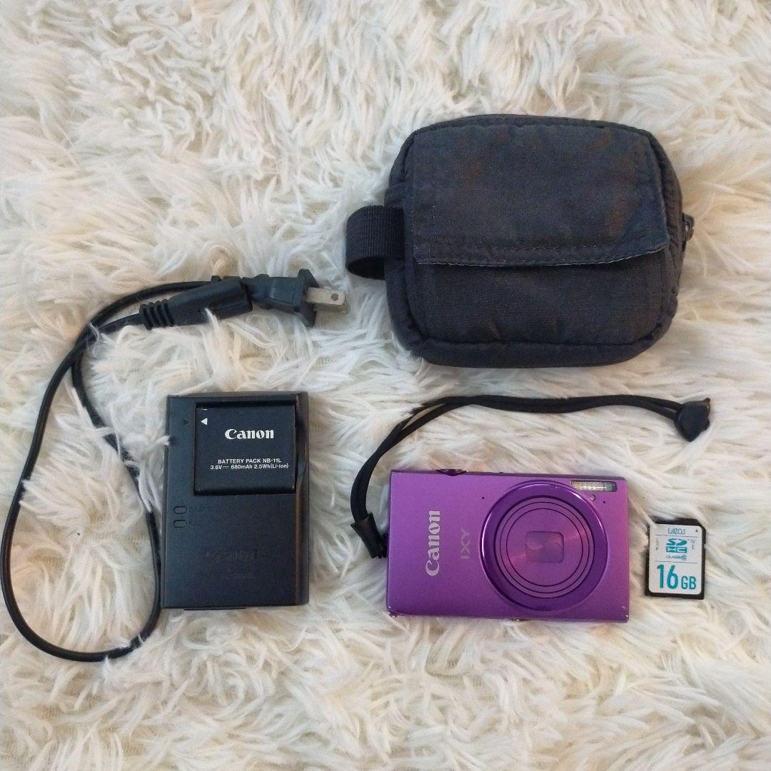 Canon IXY430F デジカメ パープル 紫 セット まとめ売り