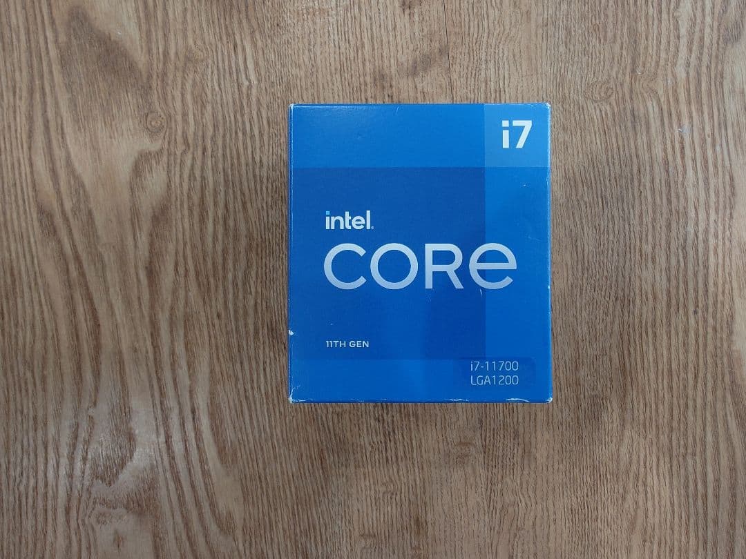 【動作確認済】intel Core i7-11700 CPU