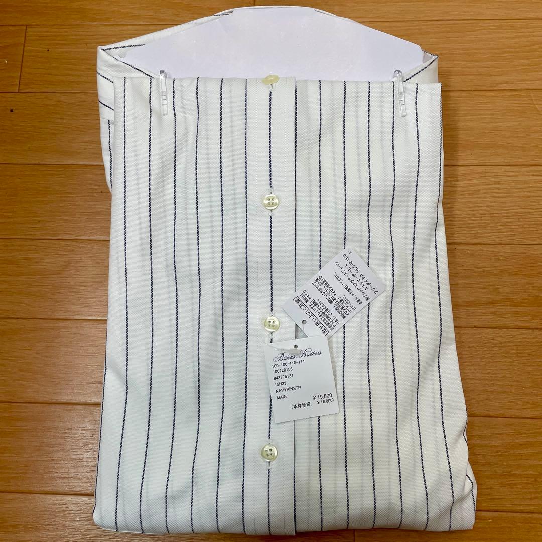 BROOKSBROTHERSノンアイロン ボタンダウン　15H-33 SLIM