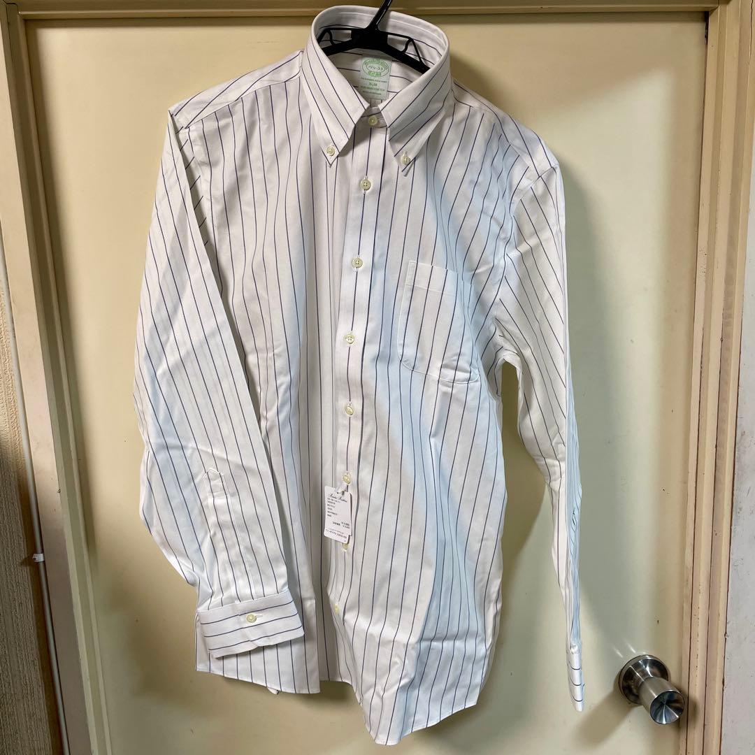 BROOKSBROTHERSノンアイロン ボタンダウン　15H-33 SLIM