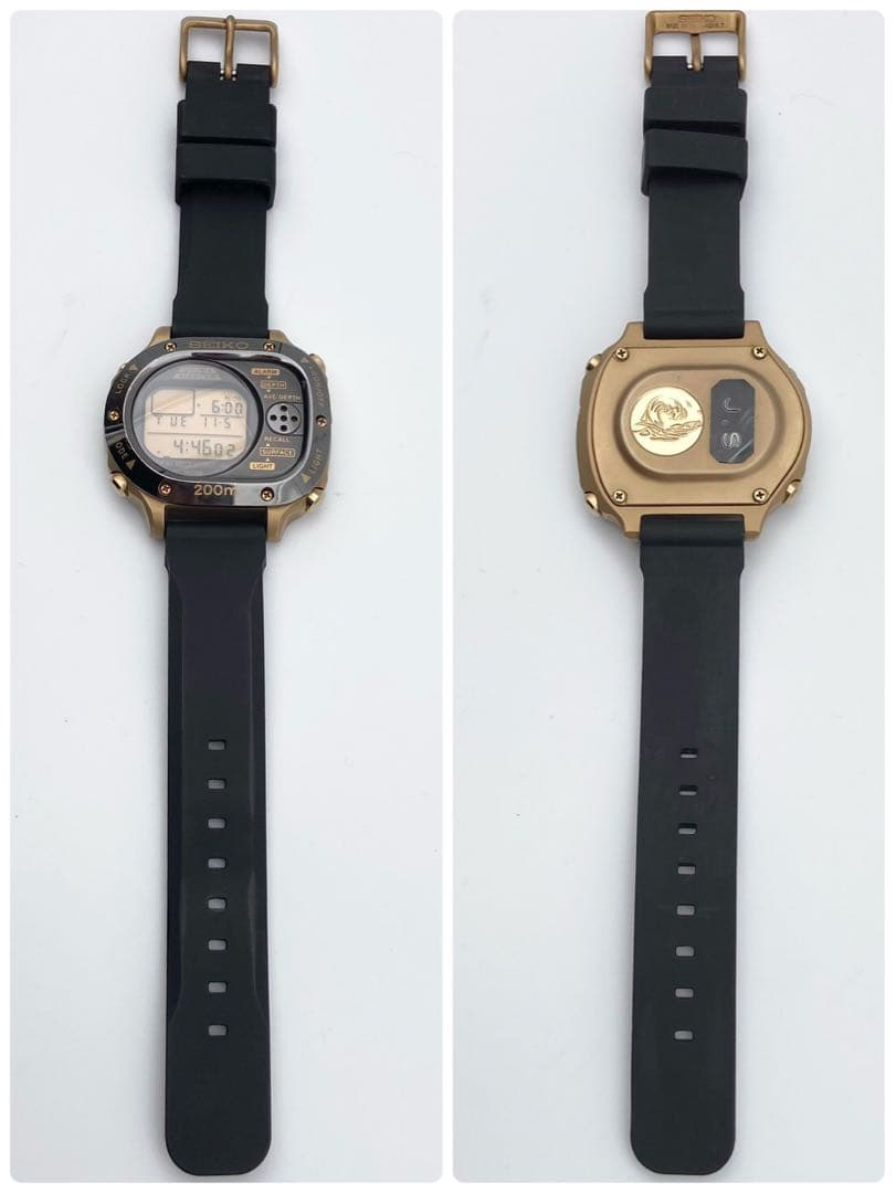 【稼働品】SEIKO スキューバマスター 200m デジタル 腕時計 メンズ