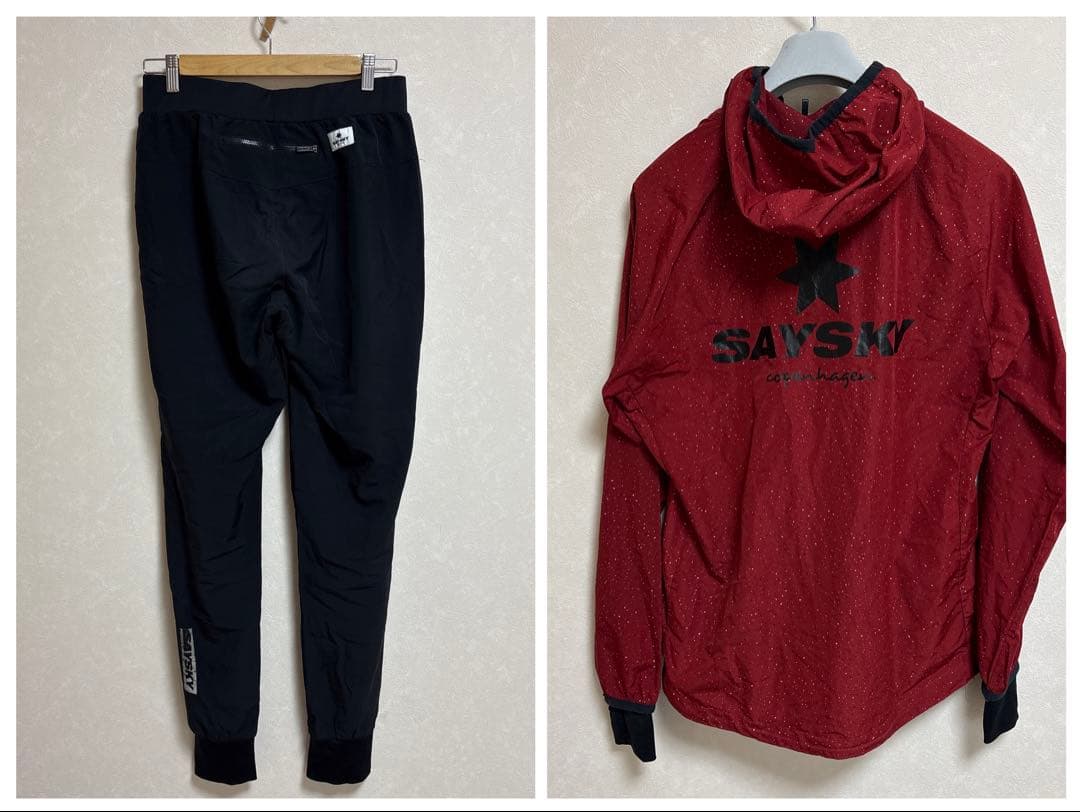 SAYSKY ランニングウェア 上下セット メンズ L相当 北欧デザイン