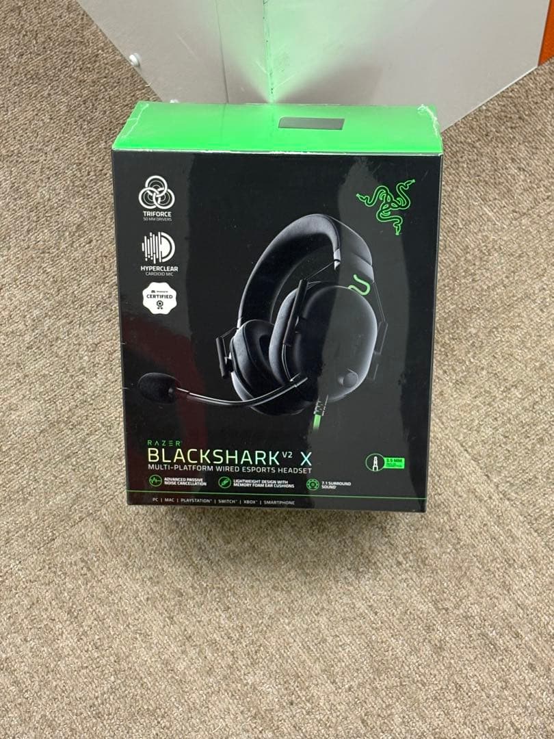 【新品未開封】Razer BlackShark V2 X シュリンク付き 純正品