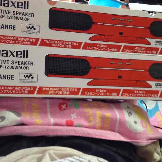 maxell スピーカー&ウォークマン